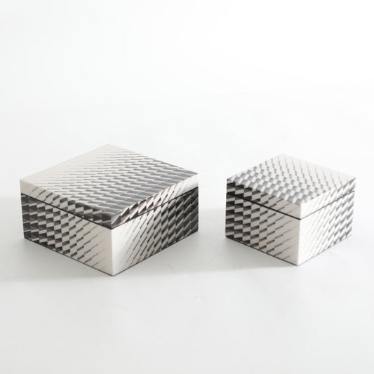 Sleek Grey MDF Storage Box