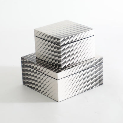 Sleek Grey MDF Storage Box