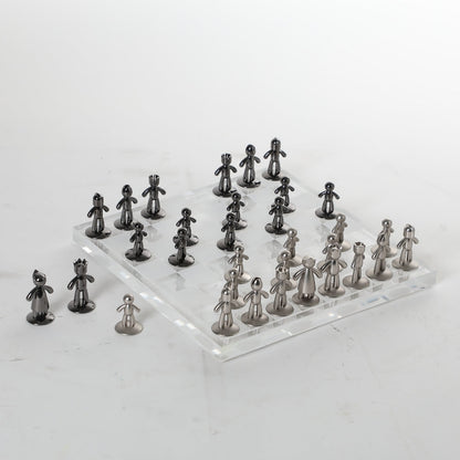 Crystal Brilliance The Acrylic & Alloy Chessboard