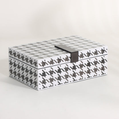 Classic Houndstooth Storage Duo Storage Box