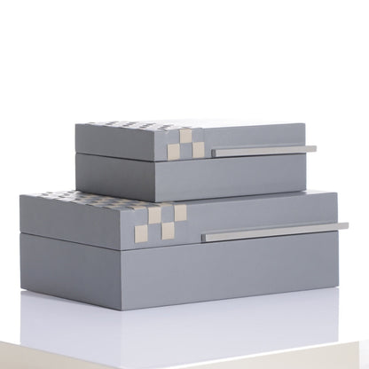Modern Weaving Marvel Leather Storage Box
