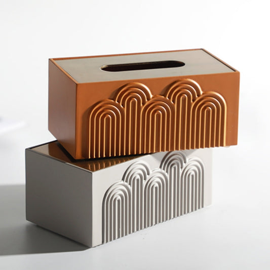 Artisanal Resin and Metal Tissue Holder
