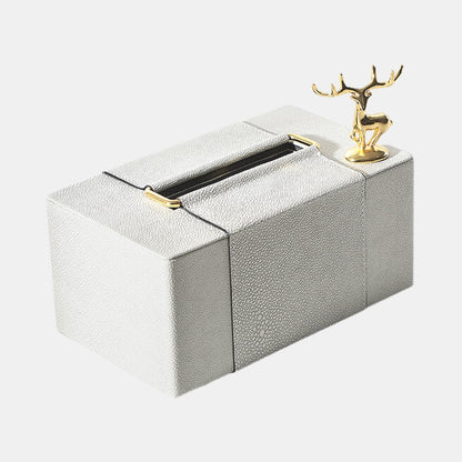 Gilded Reindeer Royale Tissue Holder
