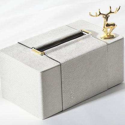Gilded Reindeer Royale Tissue Holder