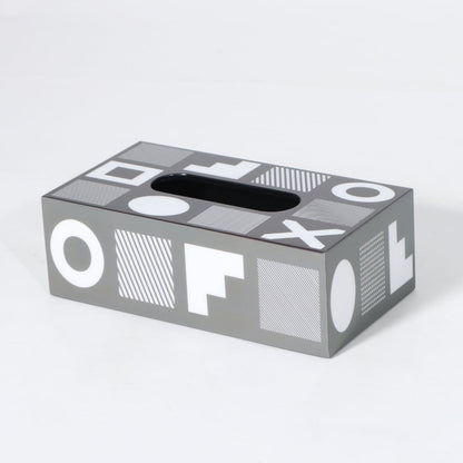 Monochrome XO Tissue Holder