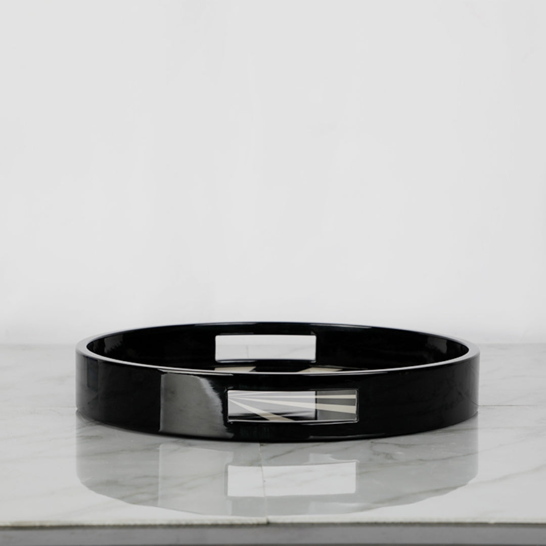 Piano Noir The Circular Decorative Tray