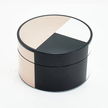 Vibrant Storage Charm Orange & White MDF Storage Box