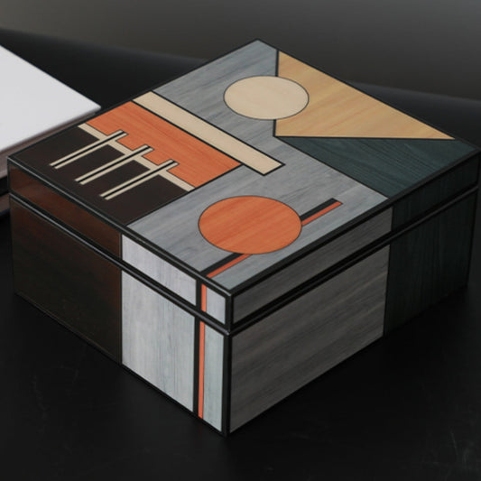Multifaceted Prism Square Storage Box