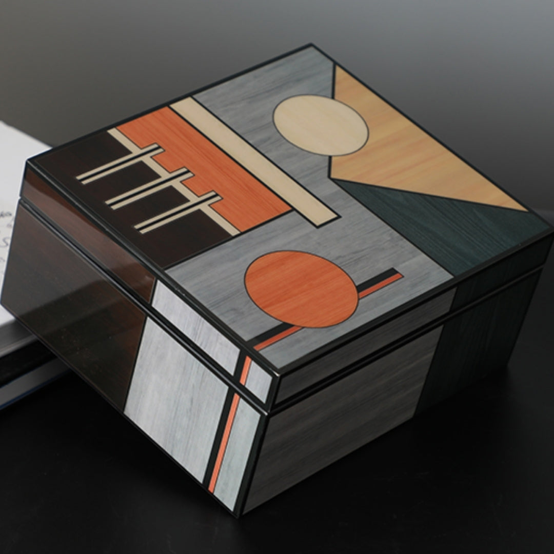 Multifaceted Prism Square Storage Box