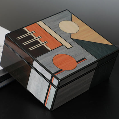 Multifaceted Prism Square Storage Box