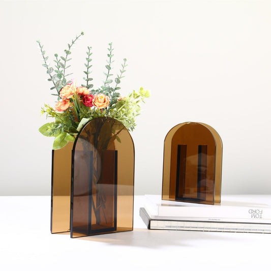 Earthen Harmony Glass Vase