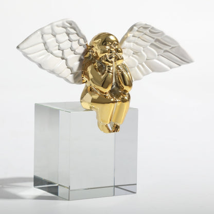 Golden Angel Elegance Desktop Figurine