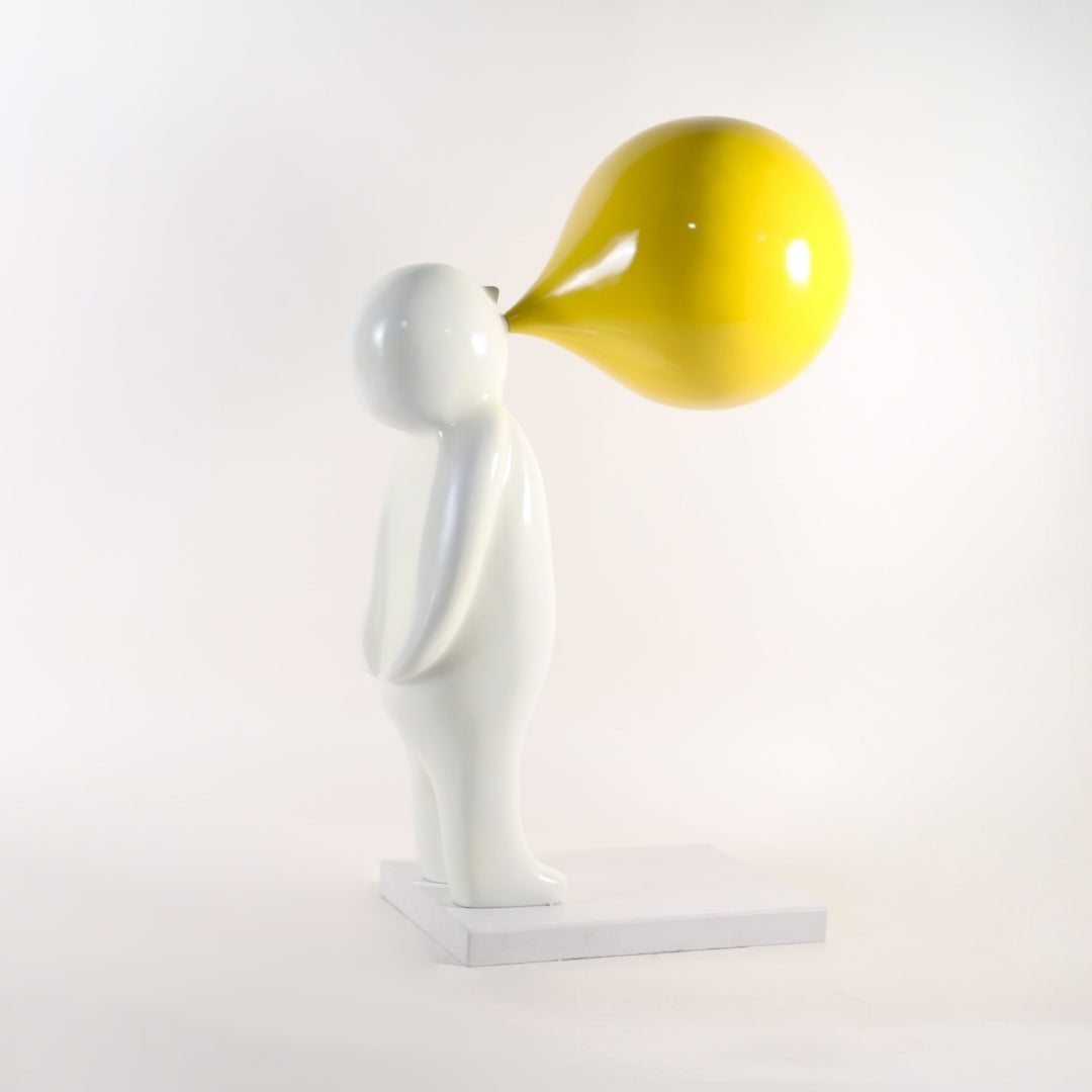 Whimsical Whispers Balloon Blowing Figurine