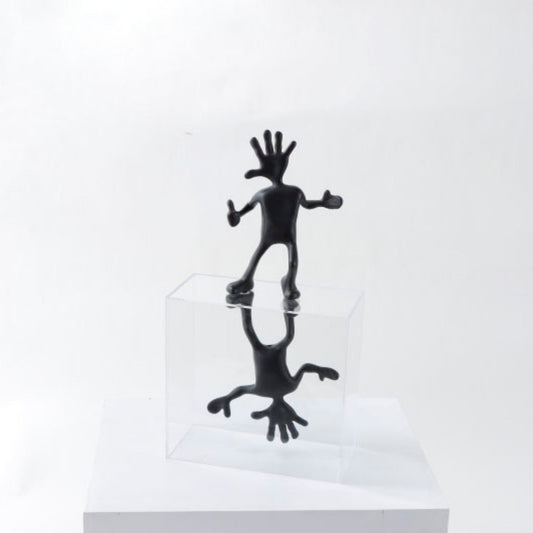 Balance in Motion Dark Bronze Handstand Sculpture