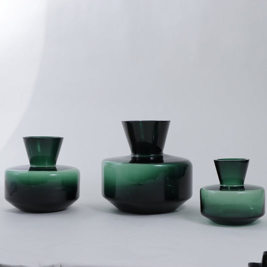 Meadow Symphony Glass Elegance Vase