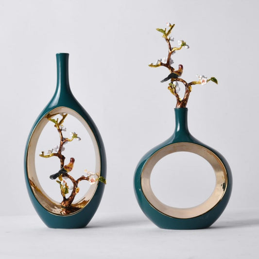 Blossom Haven Decorative Vase