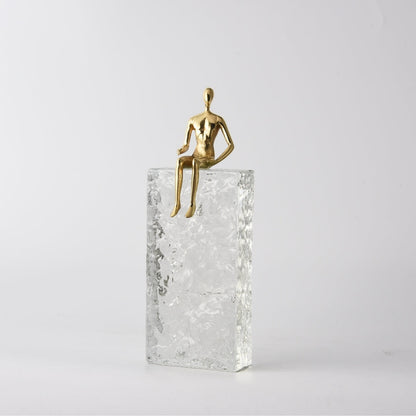 Crystal Setaed Luminary Ornament