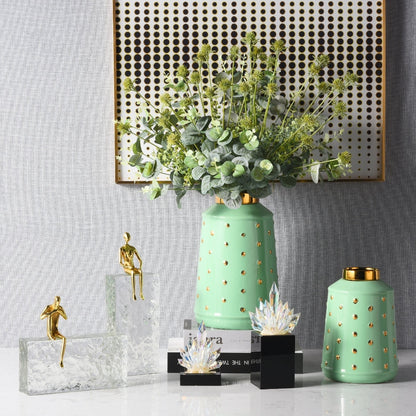 Crystal Setaed Luminary Ornament