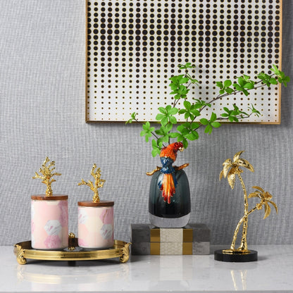 Gilded Oasis Palm Ornament