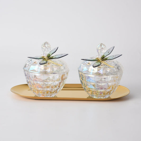 Fluttering Elegance Storage Jar