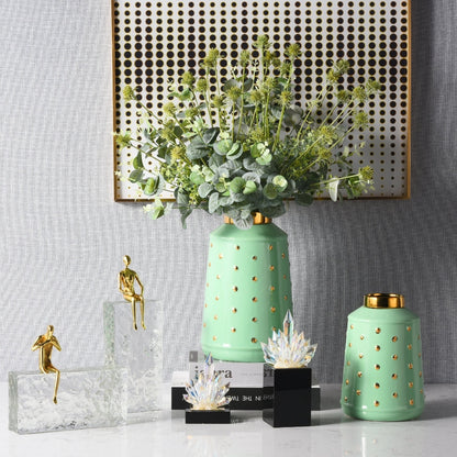 Gilded Constellation Flower Vase