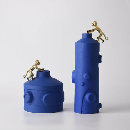 Contemporary Primate Flower Vase