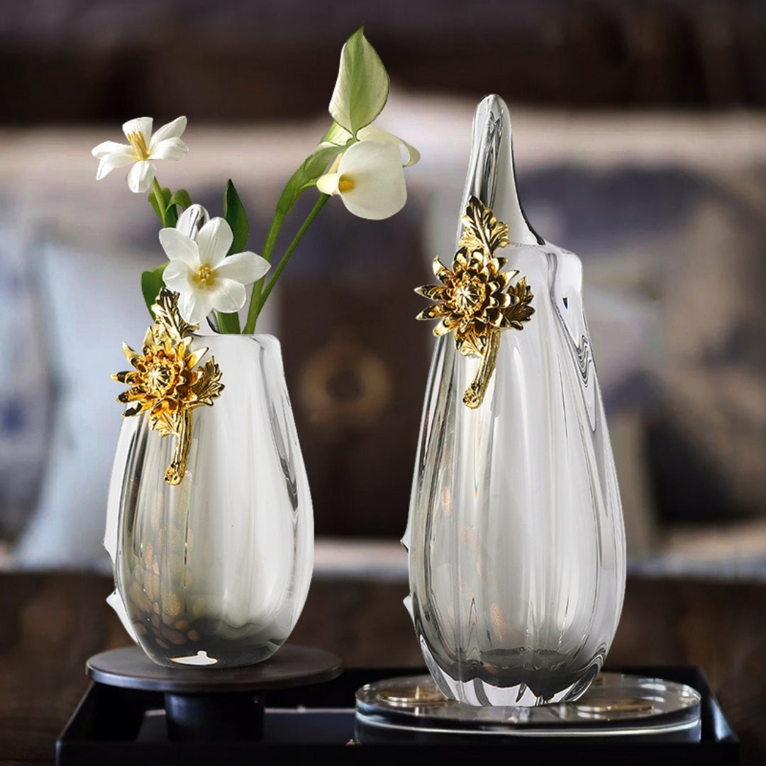 Crystal Radiance Flower Vase