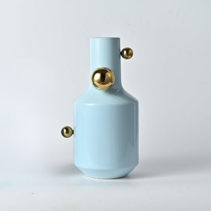 Gilded Orbs Flower Vase