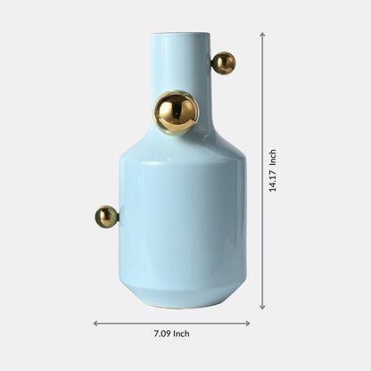 Gilded Orbs Flower Vase