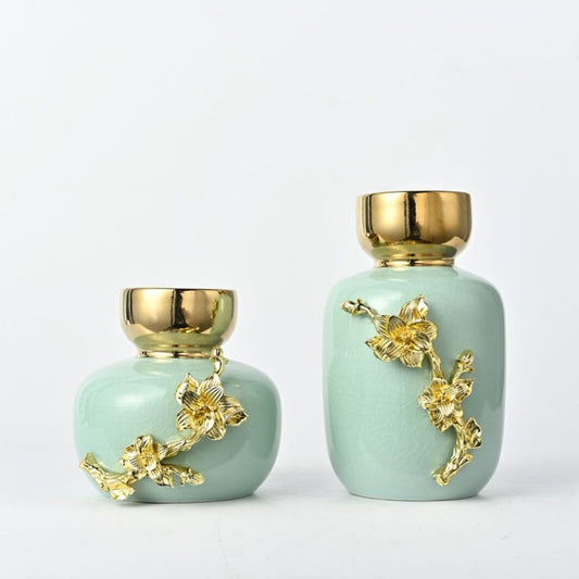 Floral Majesty Flower Vase