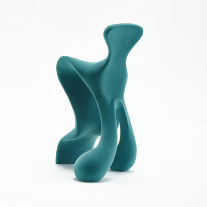 Azure Dreams Blue Resin Abstract Object Ornament
