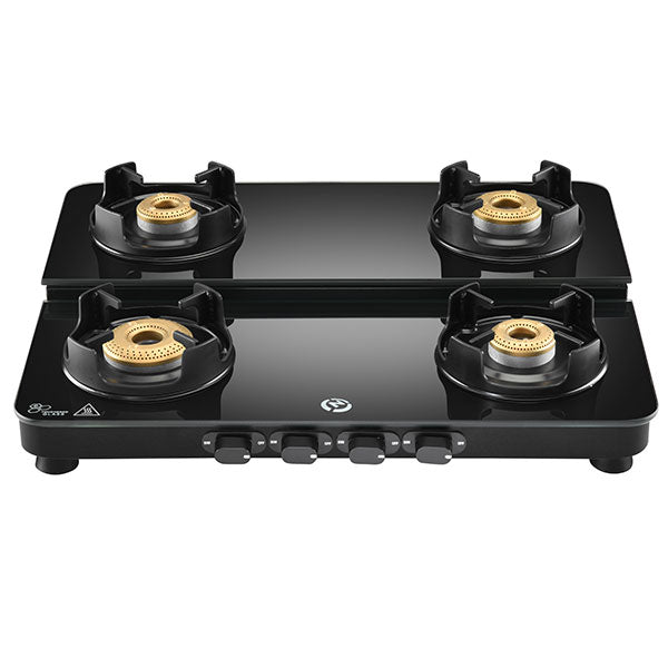 Hindware 63 cm 4 Burner Cooktop Alverio Dplx Series ALVERIO 4B DPLX AI