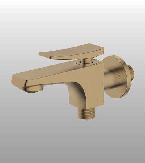 Aquant Brass 2 Way Bib Cock 3165 BG (Brushed Gold )