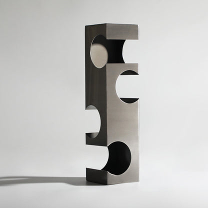 Silver Stainless Steel Wine Connoisseurs Haven Wine Rack