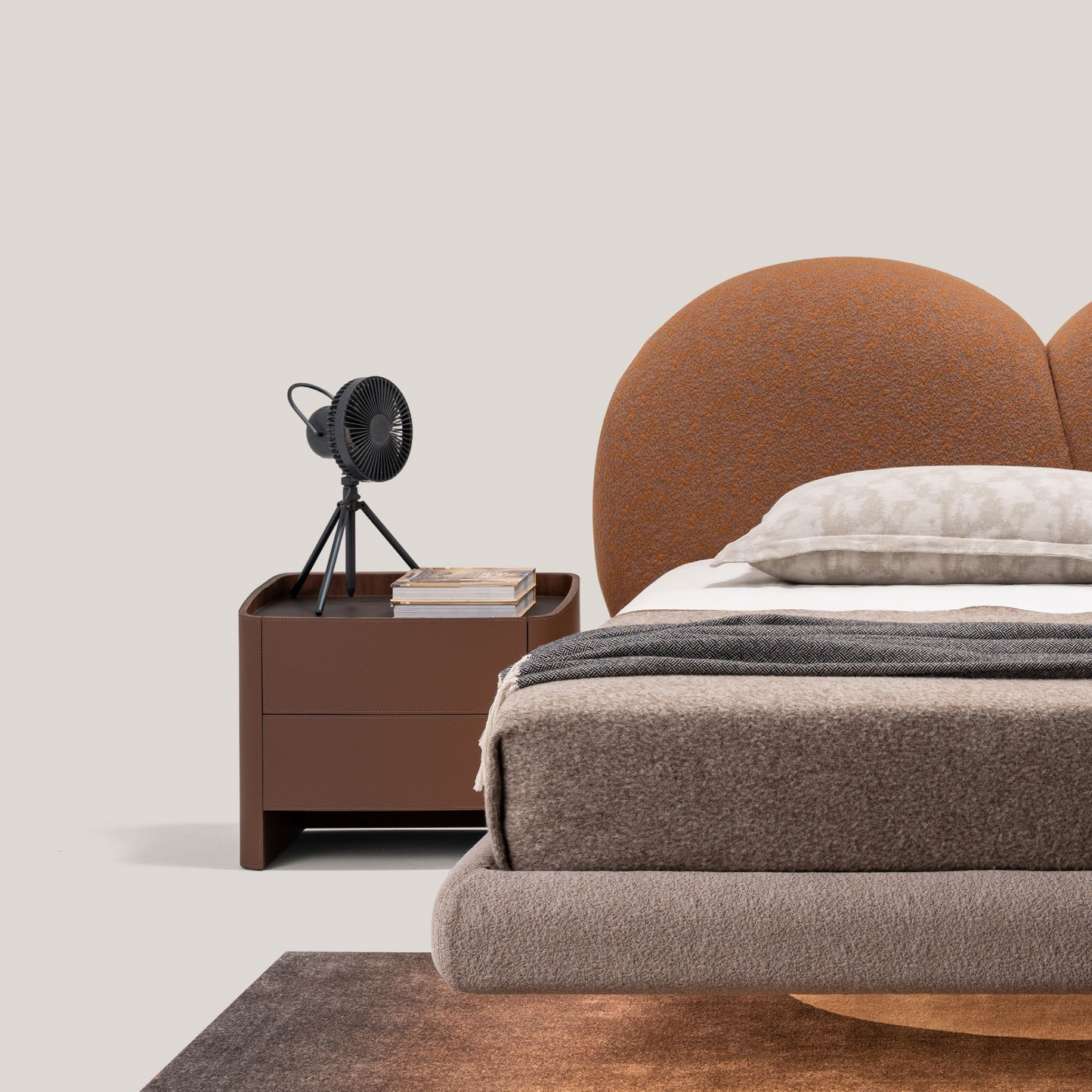 Raffle BedsideTable - Coffee