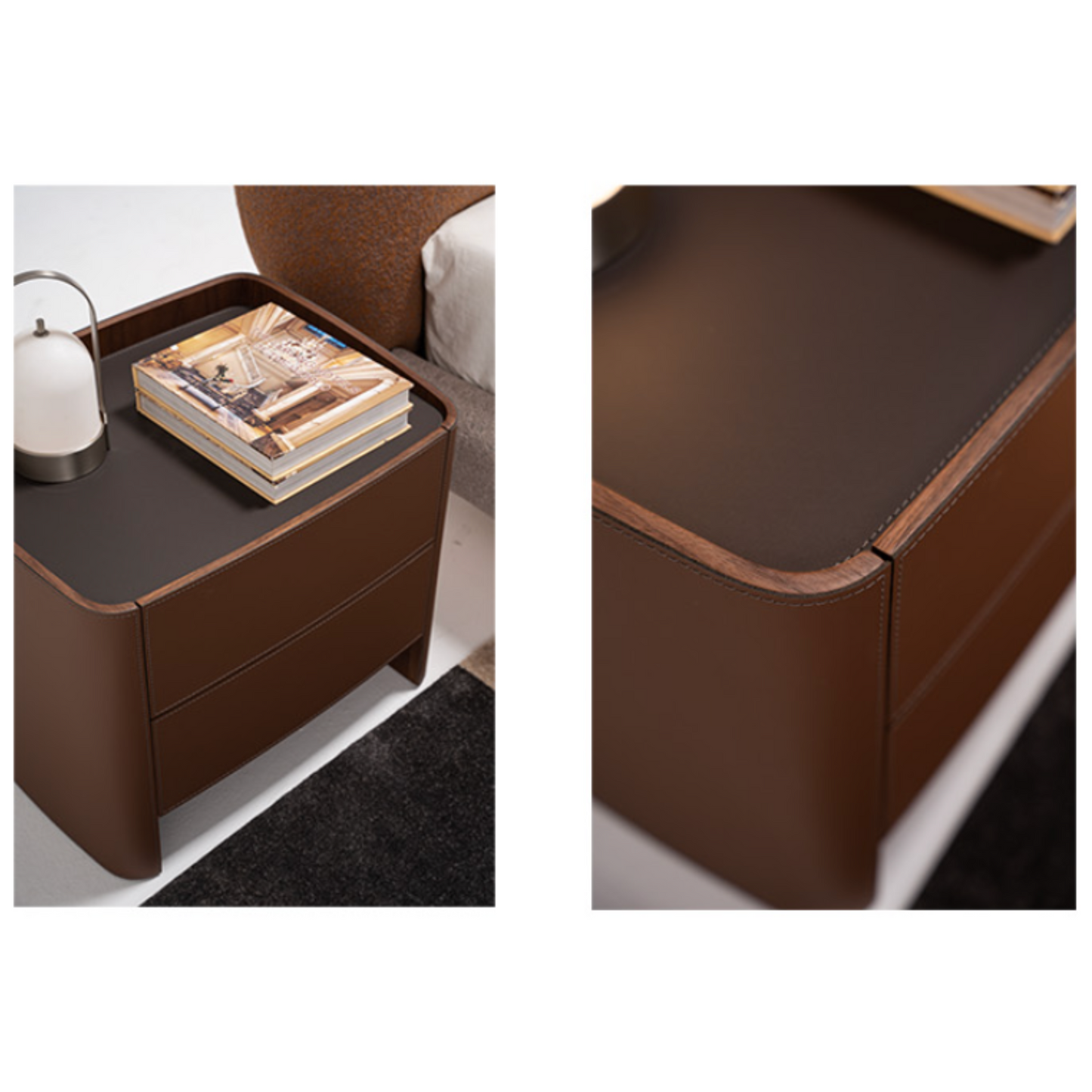 Raffle BedsideTable - Coffee