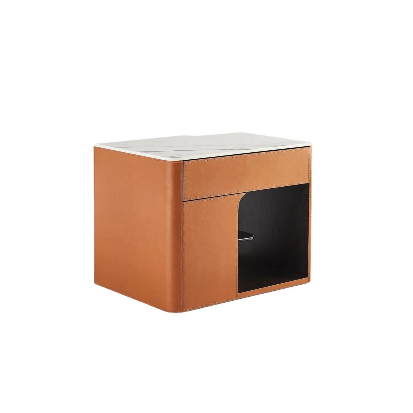Tranquil Bedside Table - Tangerine