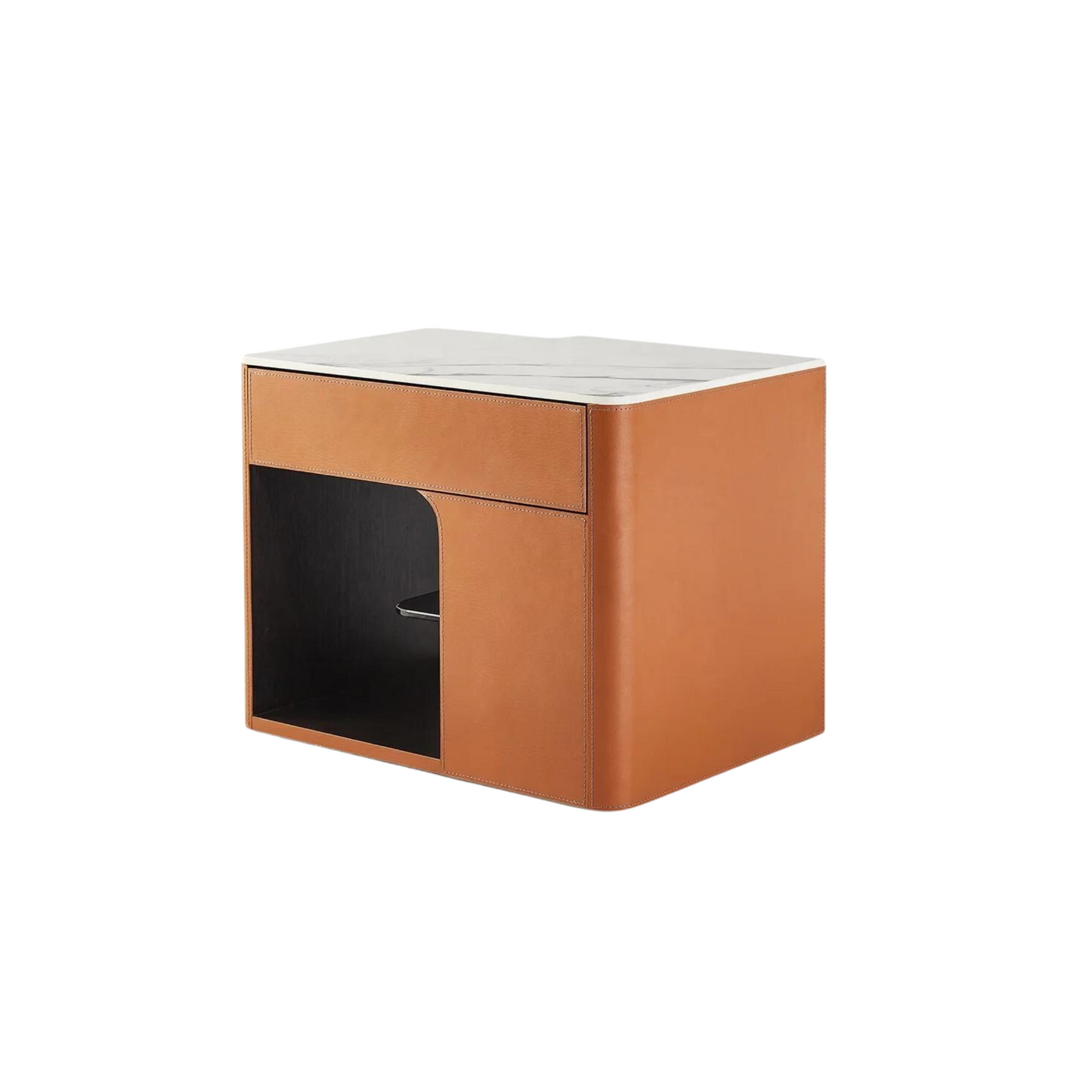 Tranquil Bedside Table - Tangerine