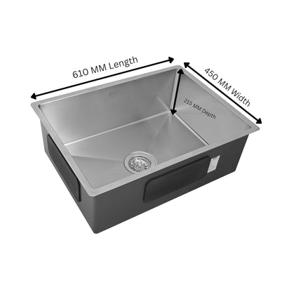 Franke Stainless Steel Sink Box Series BOX BXX 210 110 57 ( 24 x 18 inches ) - Satin