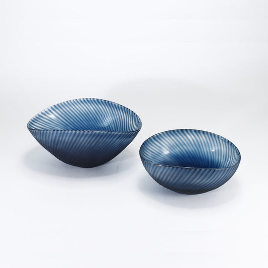 ChromaFlow Art Glass Fruit Bowl