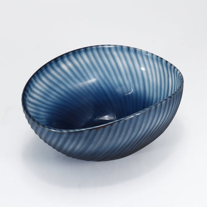 ChromaFlow Art Glass Fruit Bowl