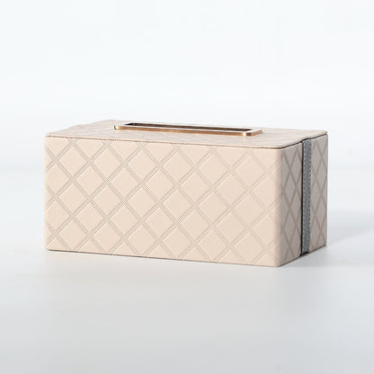 Lustrous Albaster Tissue Holder