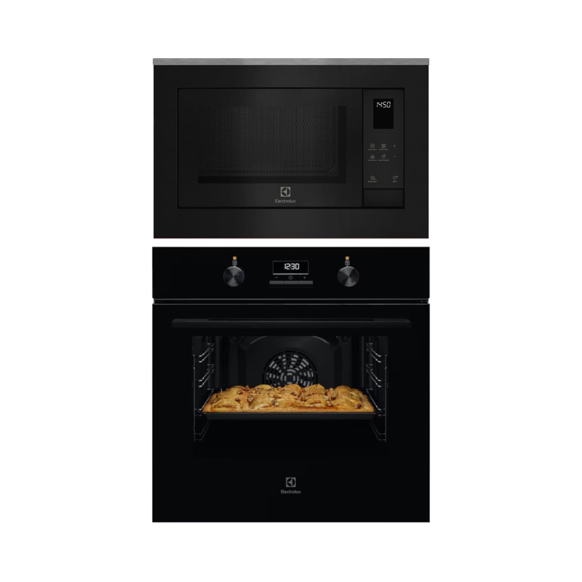 Electrolux Built In Oven with Steam Assist UltimateTaste 300 KOH3H00BK + Electrolux Built-In Microwave UltimateTaste 500 EMSB25XG