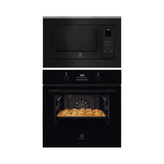 Electrolux Built In Oven with Full Steam Funtion UltimateTaste 500 KOD3H50BK + Electrolux Built-In Microwave UltimateTaste 500 EMSB25XG