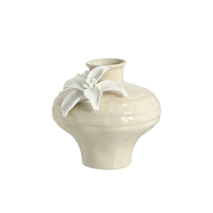 Ember Glazed Lily Vase