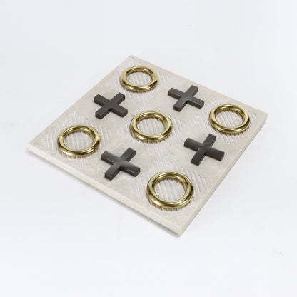 Golden Noir Marble Mastery Chessboard