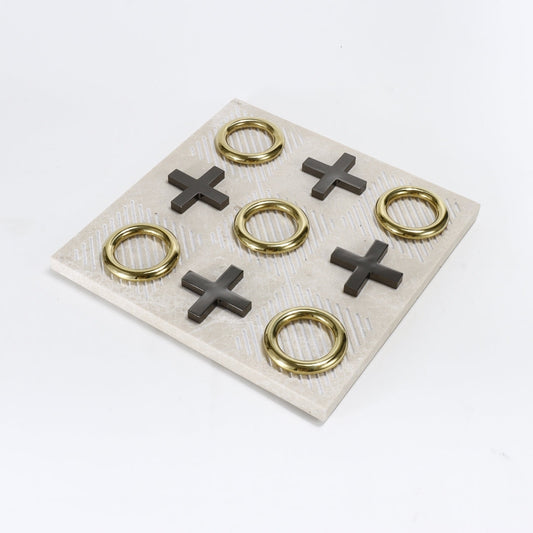 Golden Noir Marble Mastery Chessboard