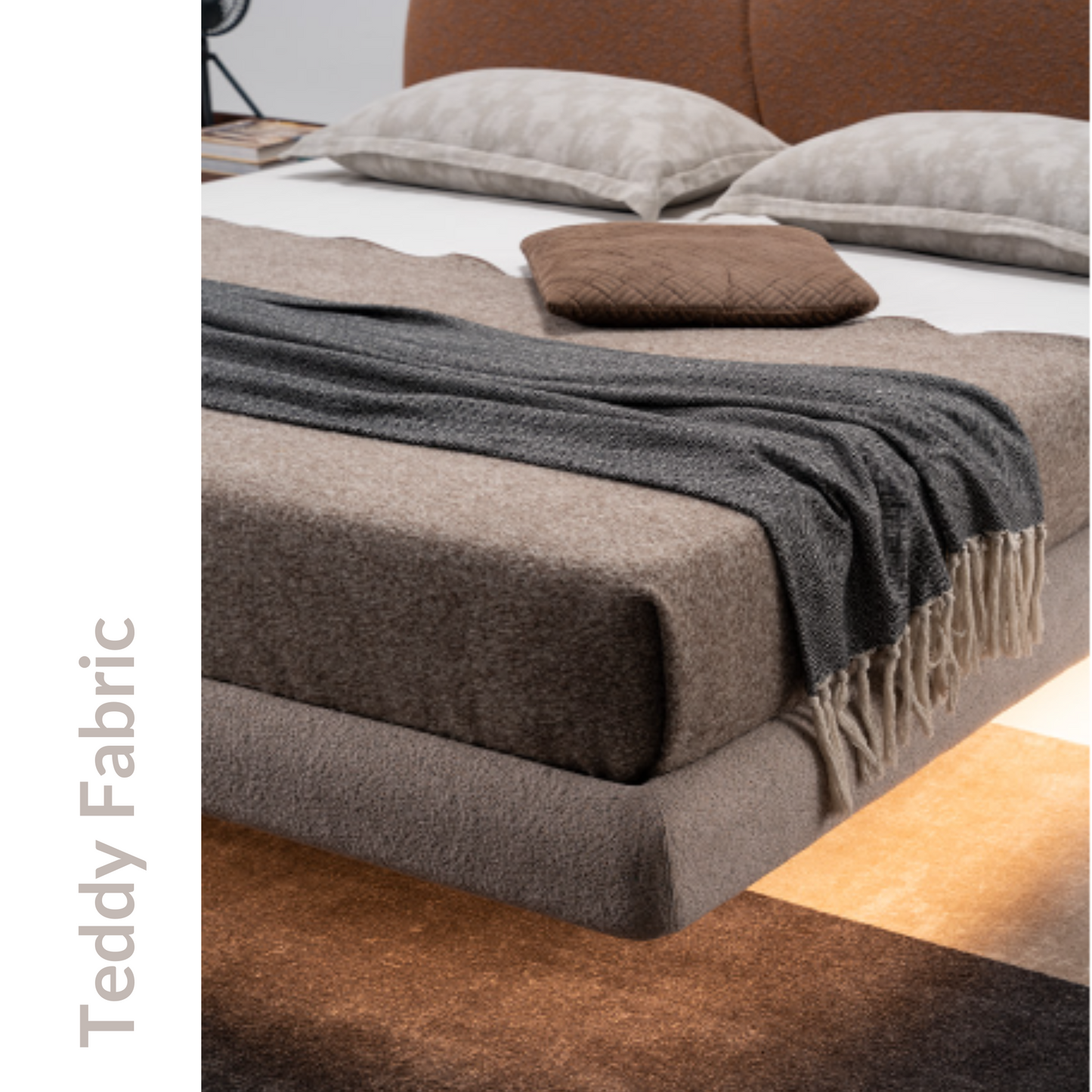 Raffle Soft Bed - Alpaca Brown