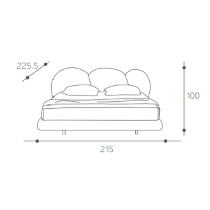 Raffle Soft Bed - Sunshine Yellow