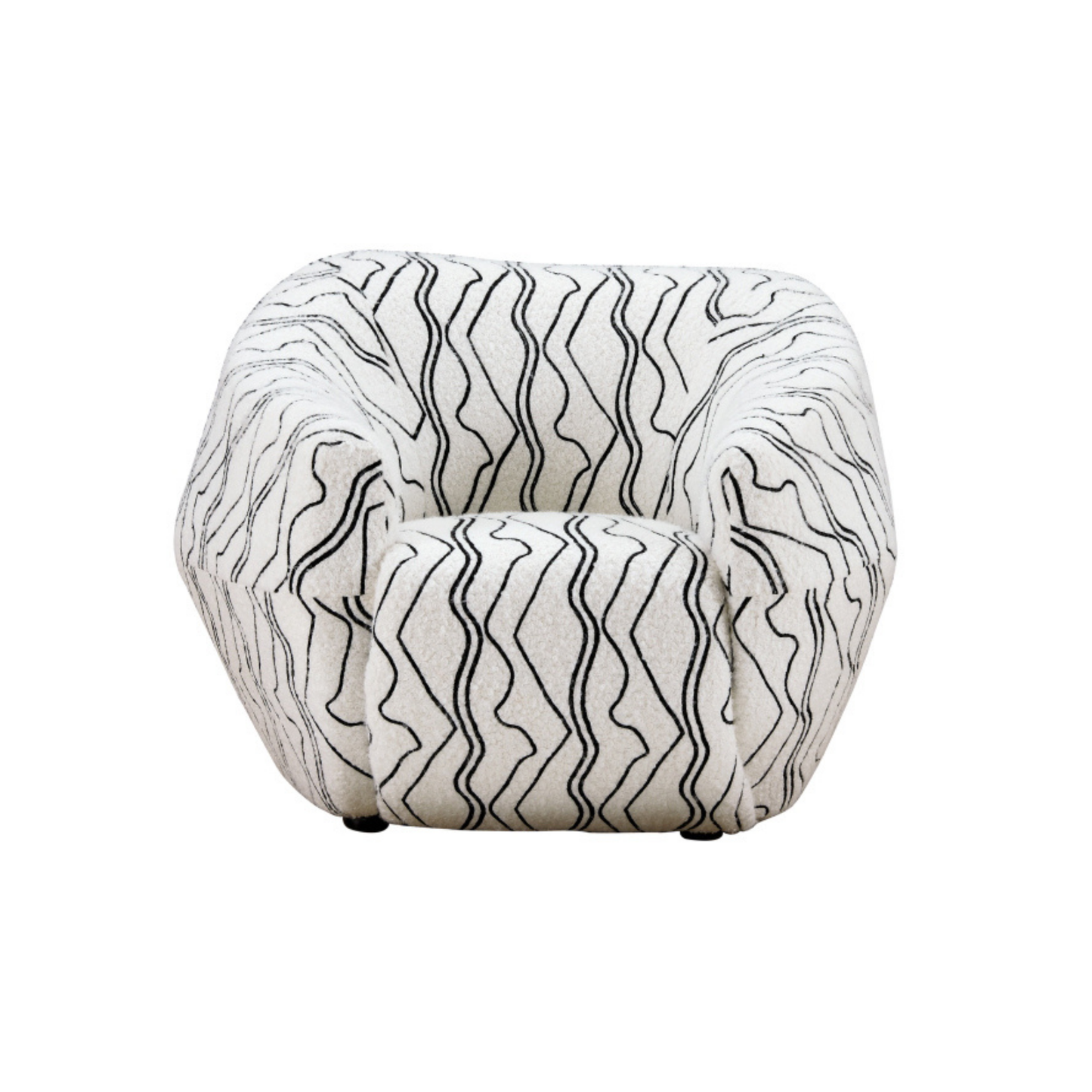 Noah Single Seater in Pattern Fabric